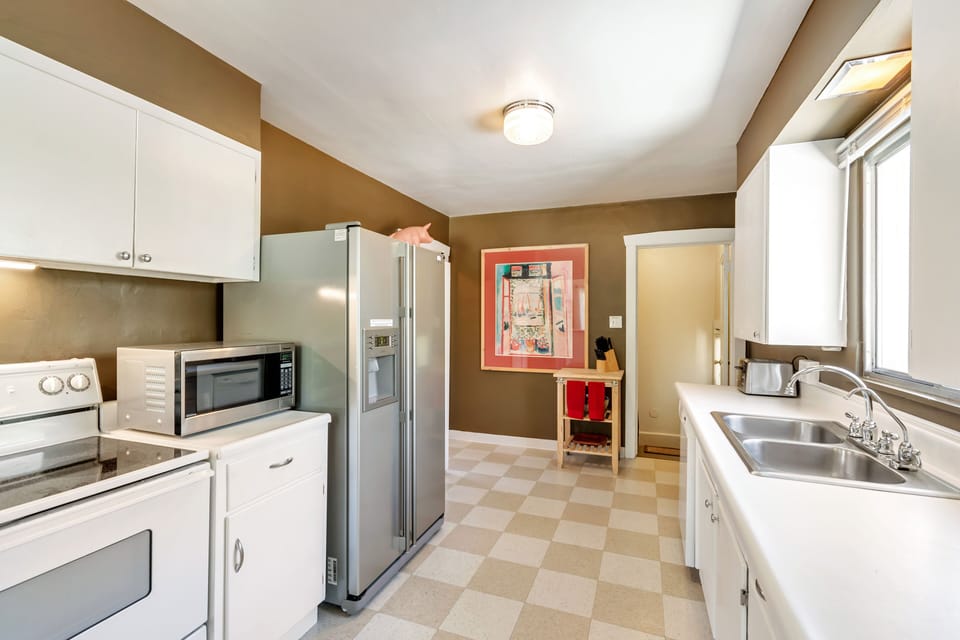 Well-stocked with all the cooking essentials, including a few surprises