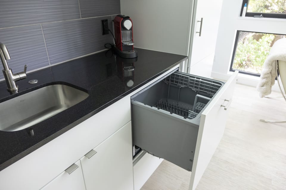 Newly remodel kitchen with all built ins- here's the dishwasher