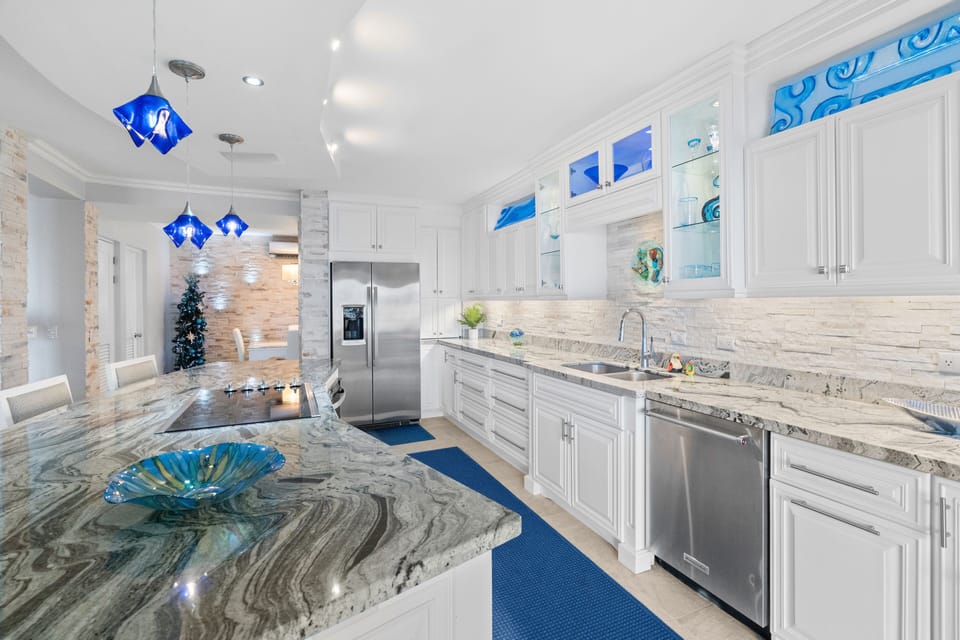 Plenty of space for cooking or entertaining