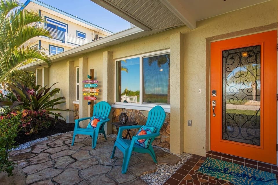 Sit and watch the sunset from the front patio! 