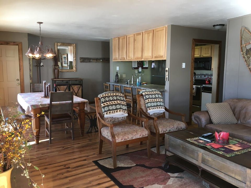Warm, updated living area