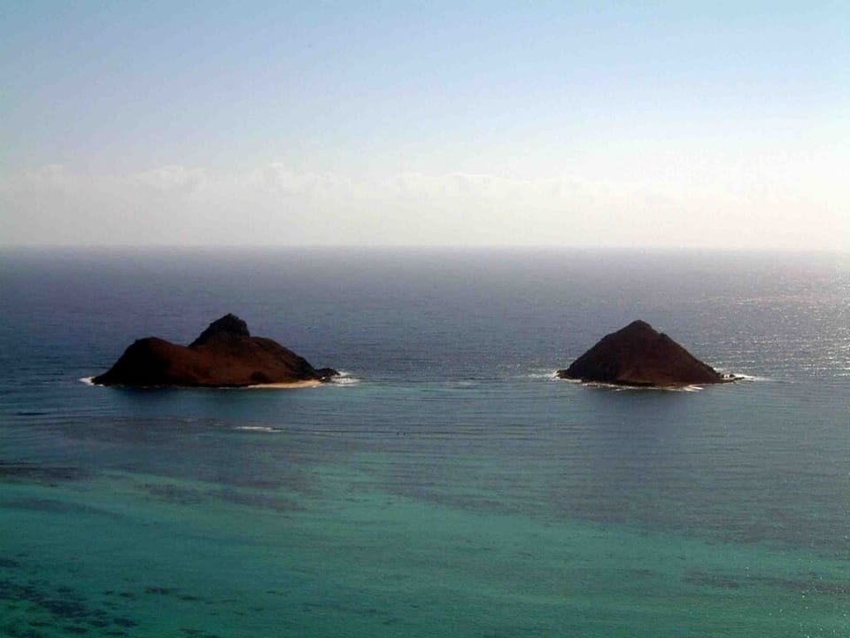 The Mokoluas - right offshore. Just the distance for a kayak ride.