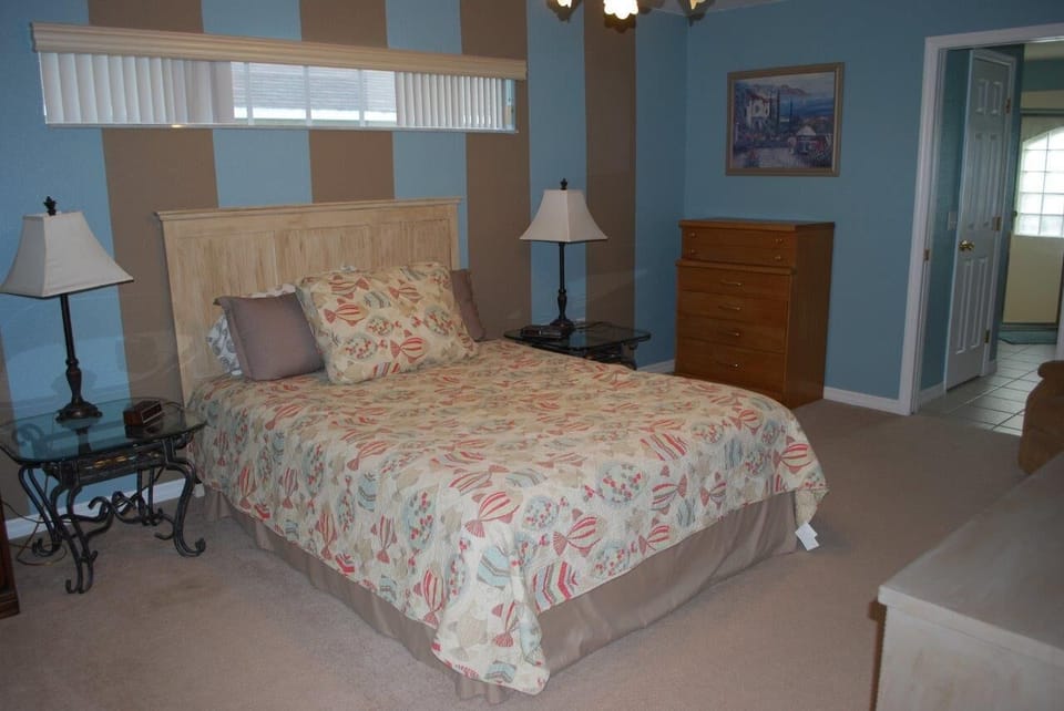 Master bedroom and bath