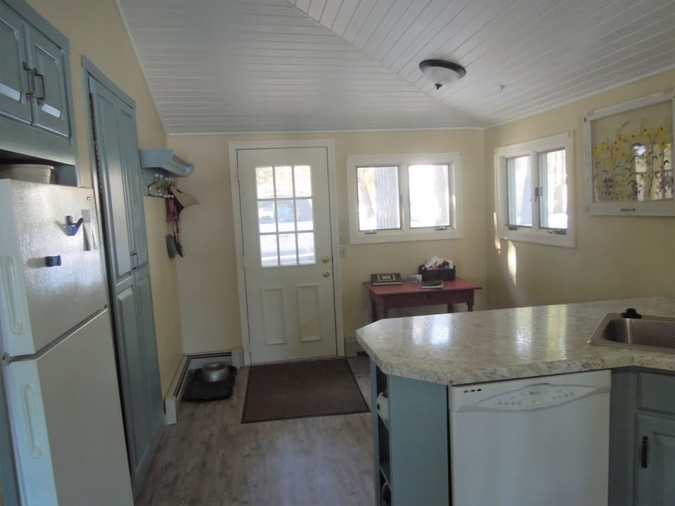 Cottage entrance from parking area