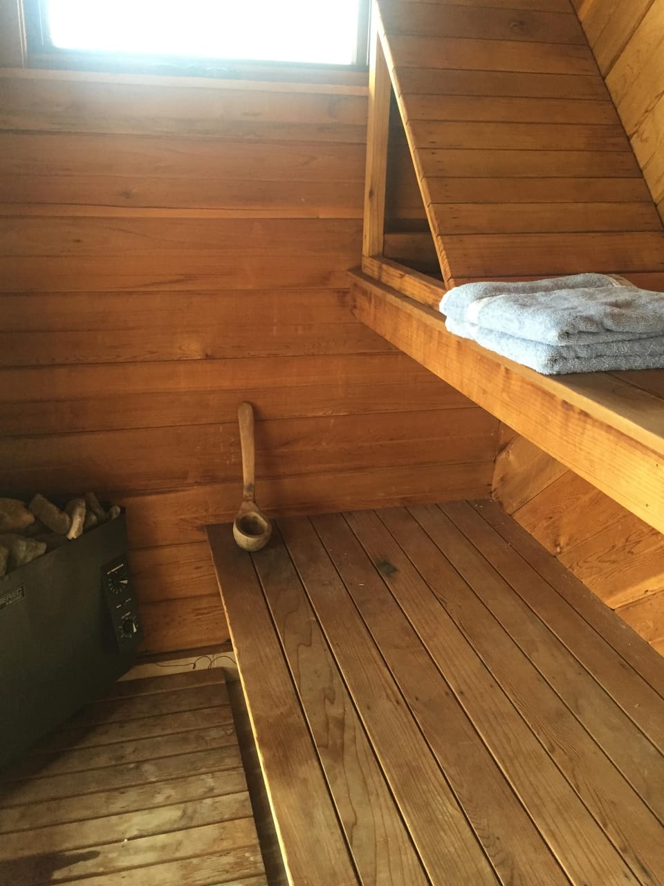 Sauna has a brand new heater installed for a wet or dry sauna