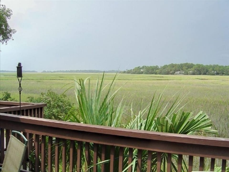 One of the views from the wall of windows in living room and the deck!