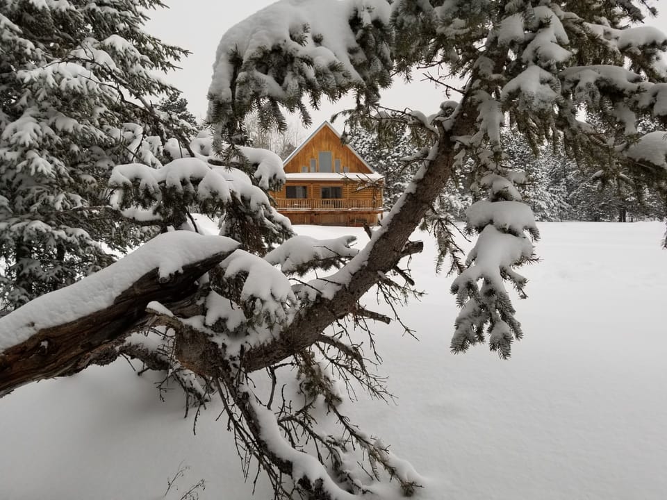 Front view from our property.