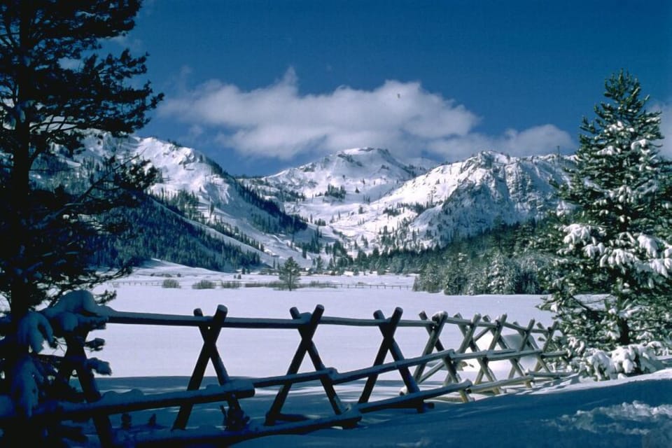 View from the base of Squaw Valley