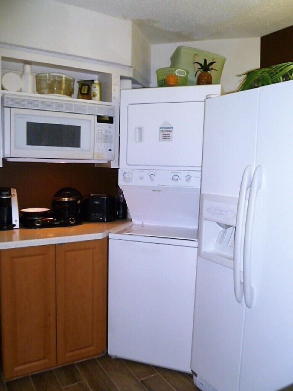 NO laundry room trips! Full size W/D, Side by side, Micro Convection