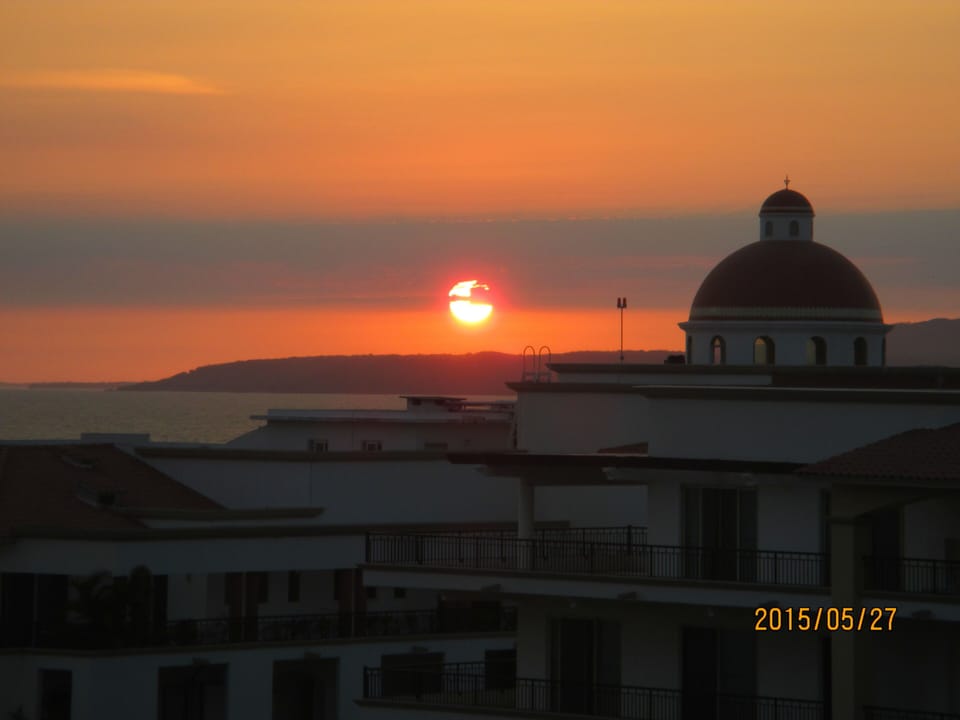 Sunset from balcony
