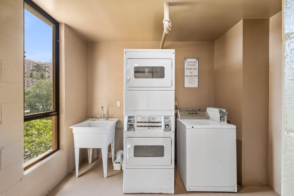 Resort laundry facility