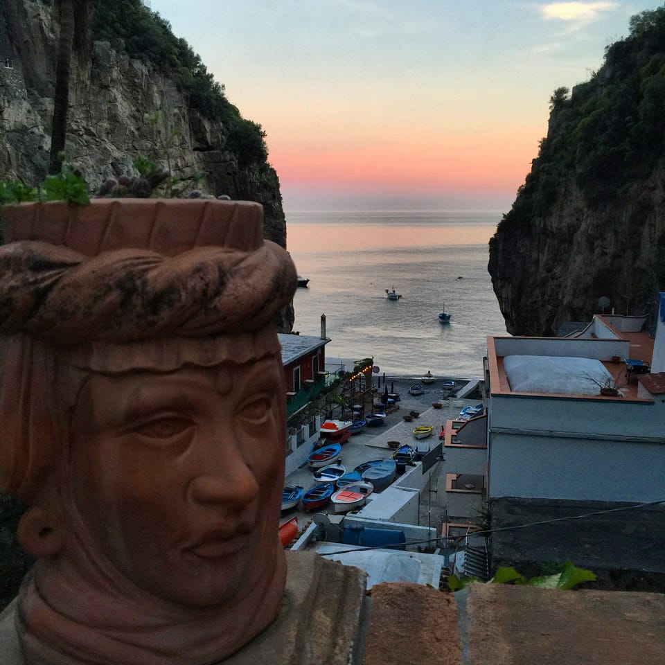 View from the villa