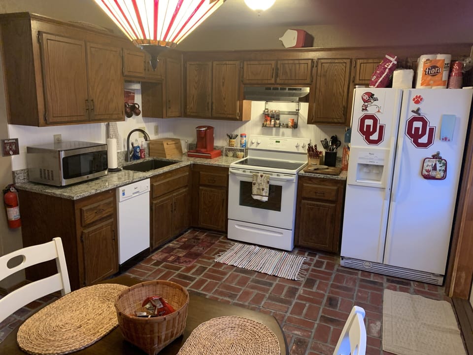 Wide view of kitchen