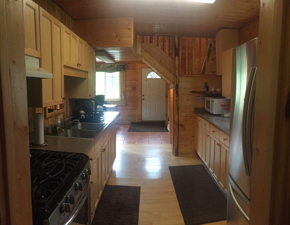 Kitchen from living room