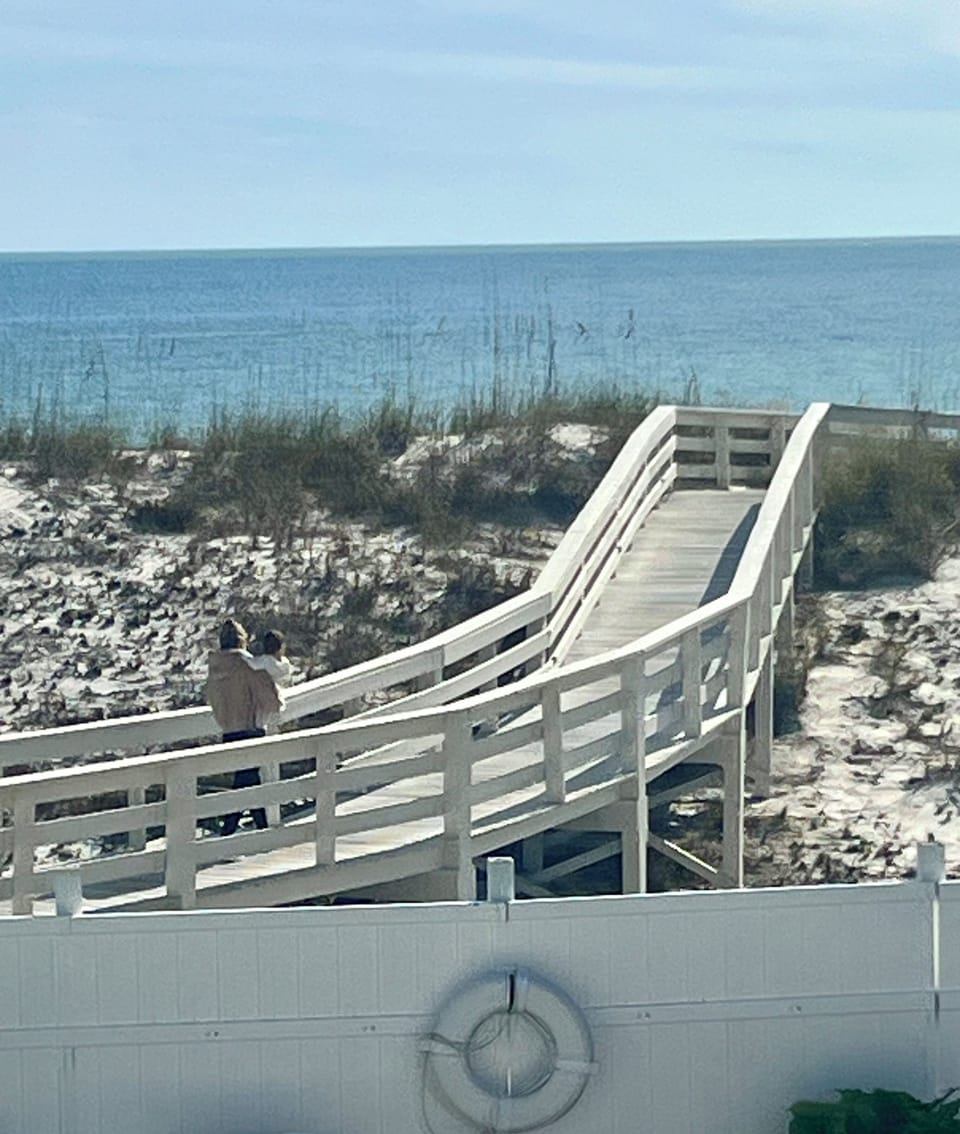 Boardwalk to beach