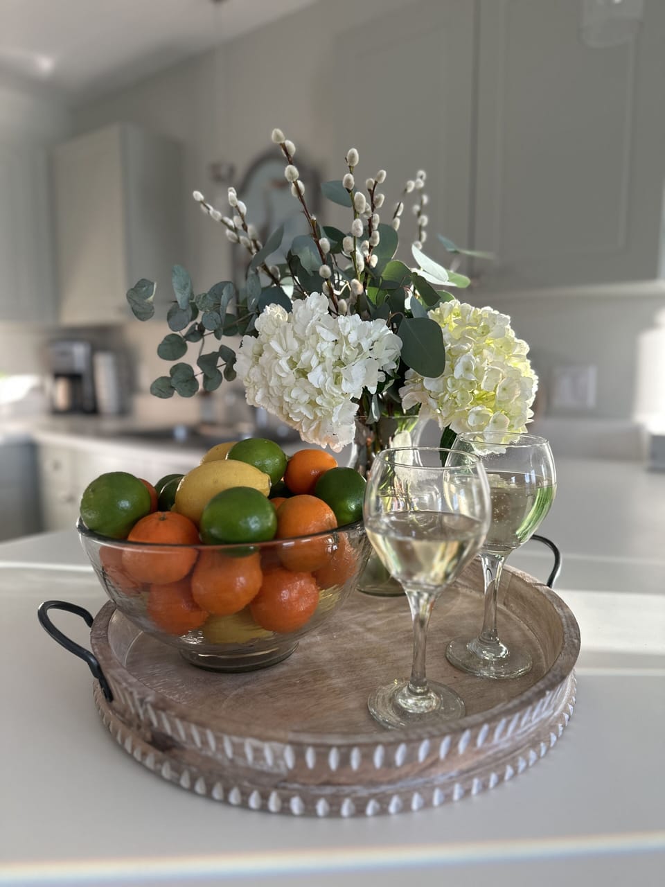 Platters and Glassware for Entertaining
