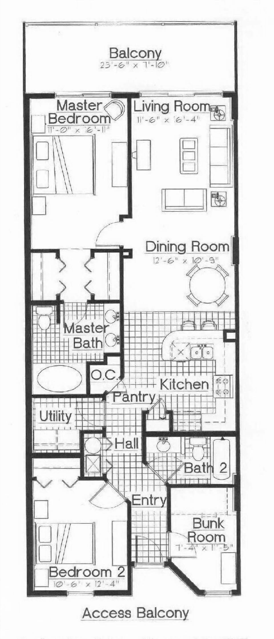 Floor plan of our Unit