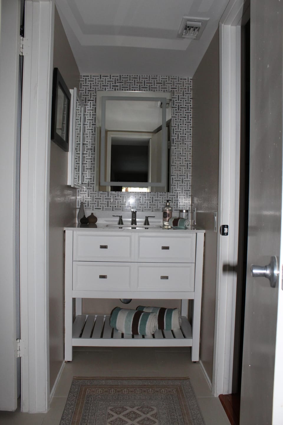 Second bathroom with shower