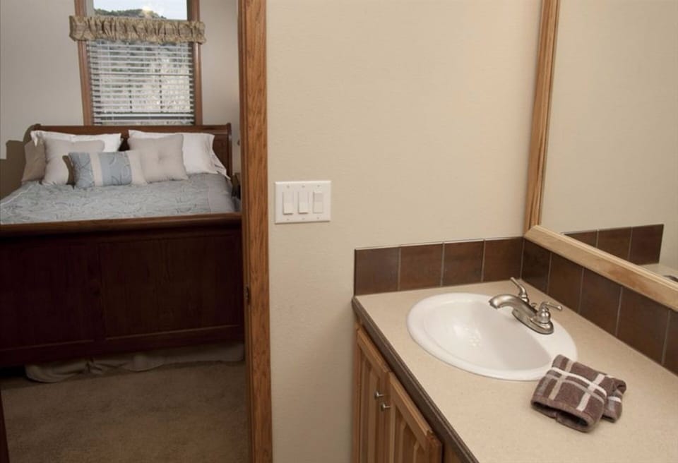 master bathroom has 2 sinks