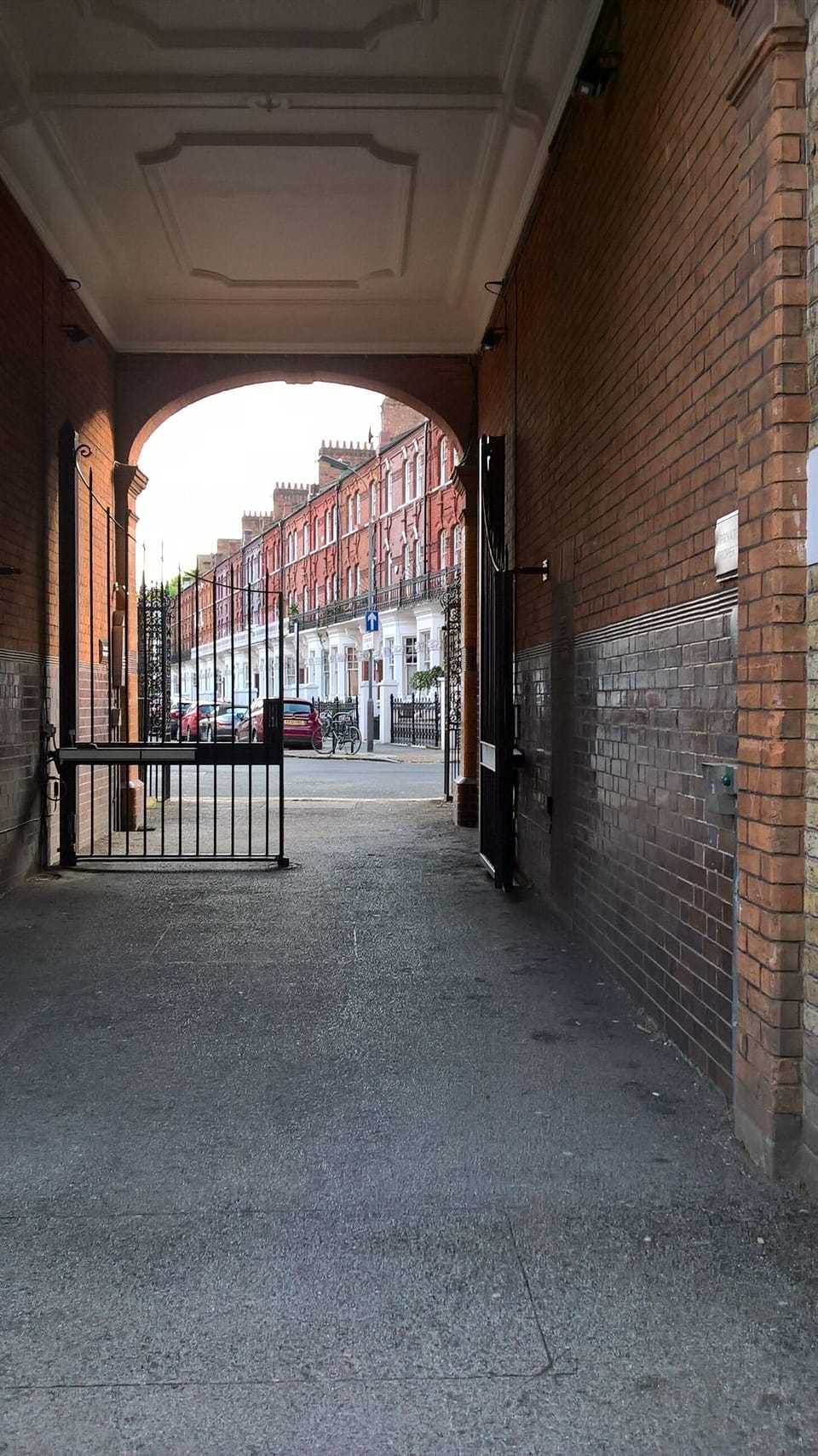 Looking through the Archway to the Street