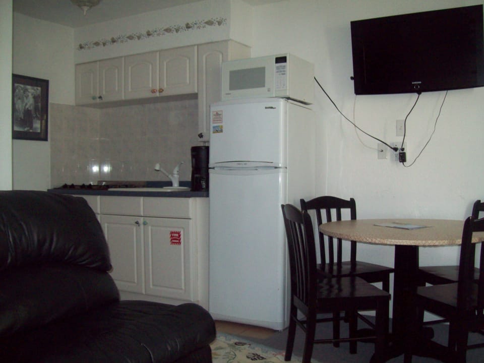 This is an older photo of what the kitchen looked like