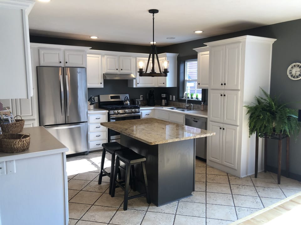 kitchen with stainless steel appliances