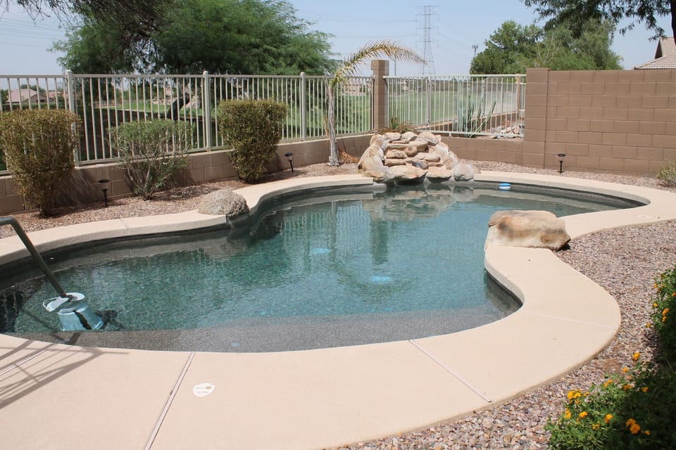Pool and Waterfall