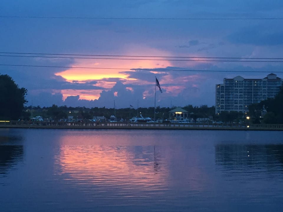 Sunset at Barefoot Landing