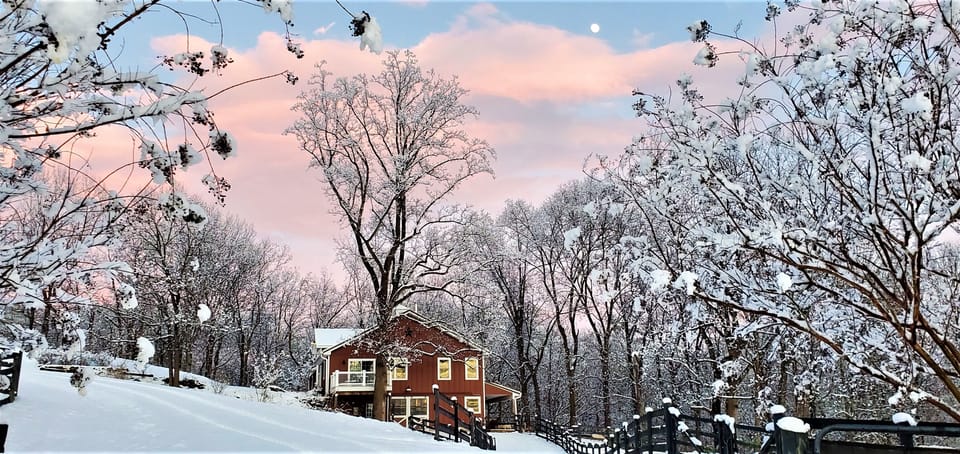 Barn in Snow