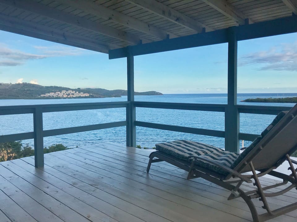 large unit - upper deck, late afternoon 