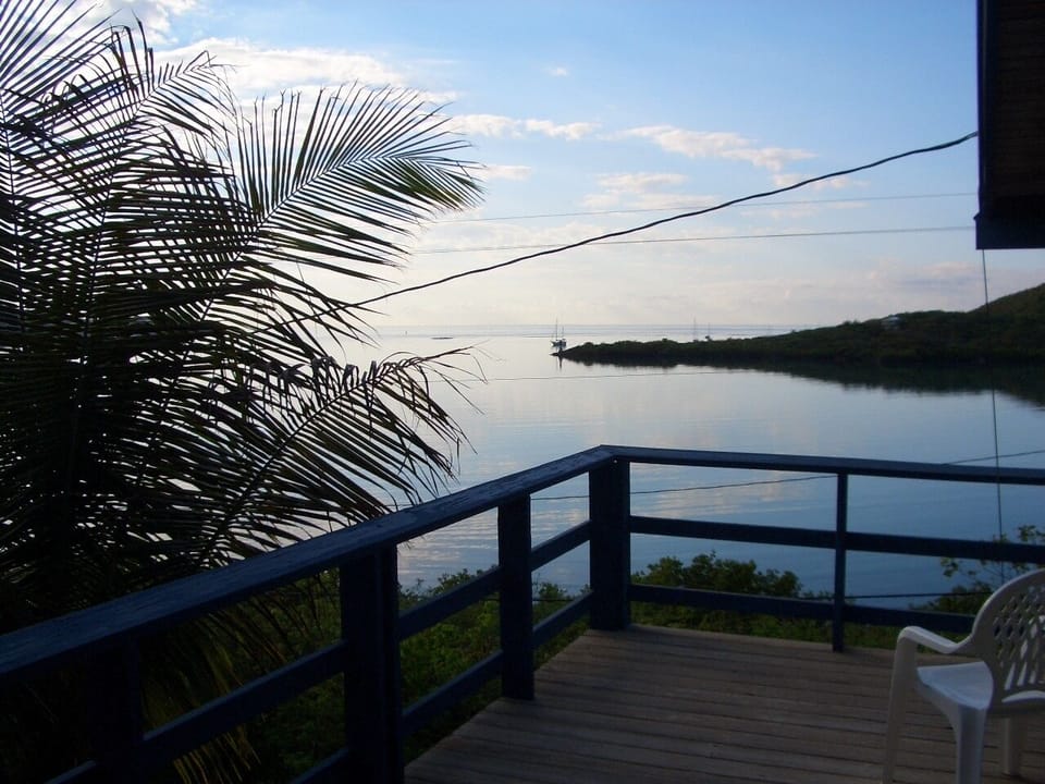 large unit, view from deck