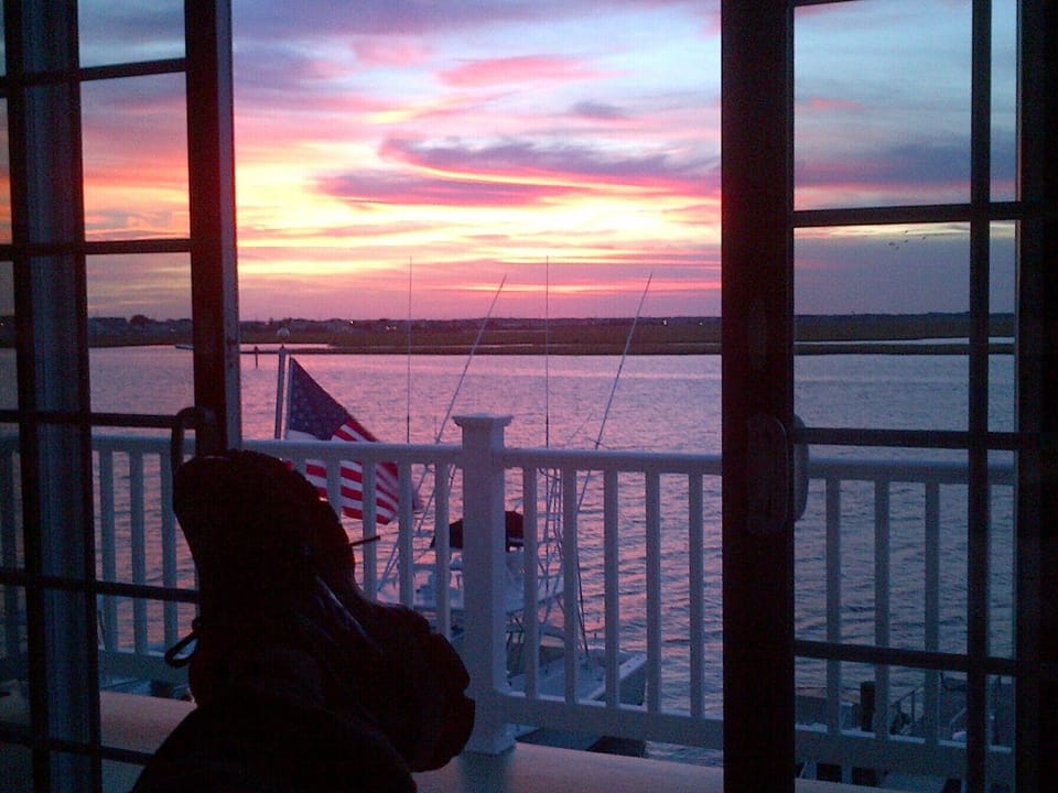 Sunset from master bedroom