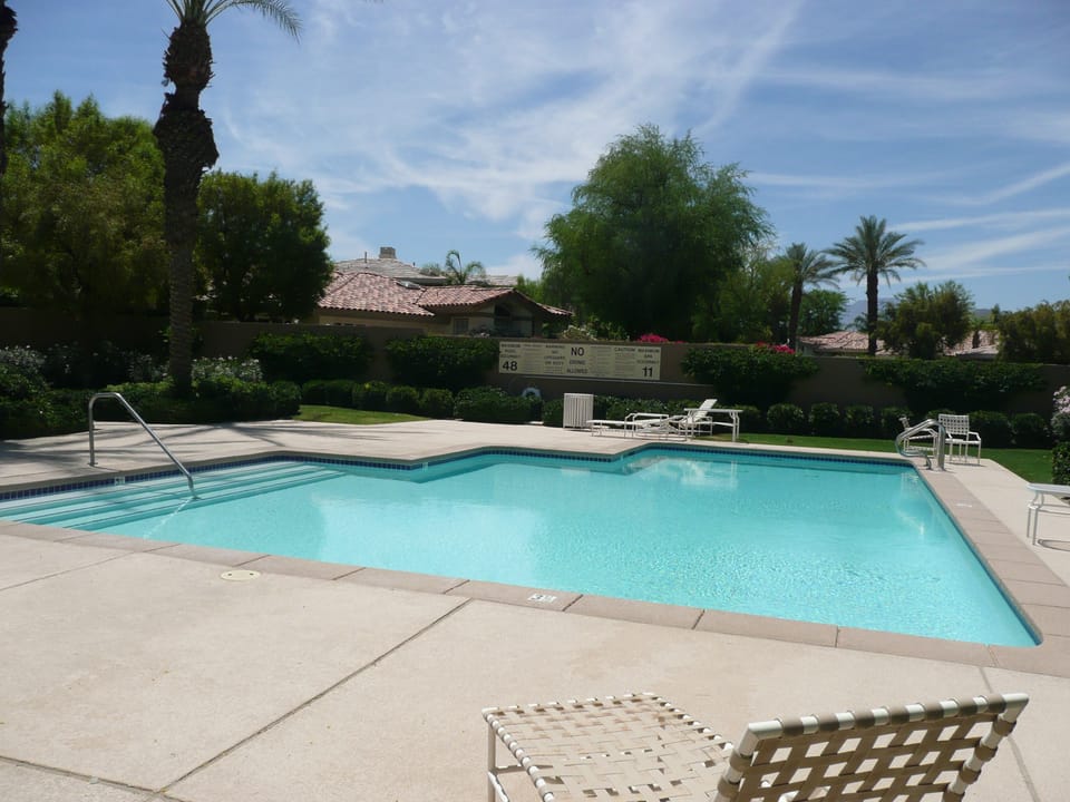 Heated Pool Just Steps from Your Front Door.  Restrooms and Outdoor Shower too!