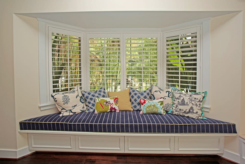 Sun Bench in Master to cozy up with a book.