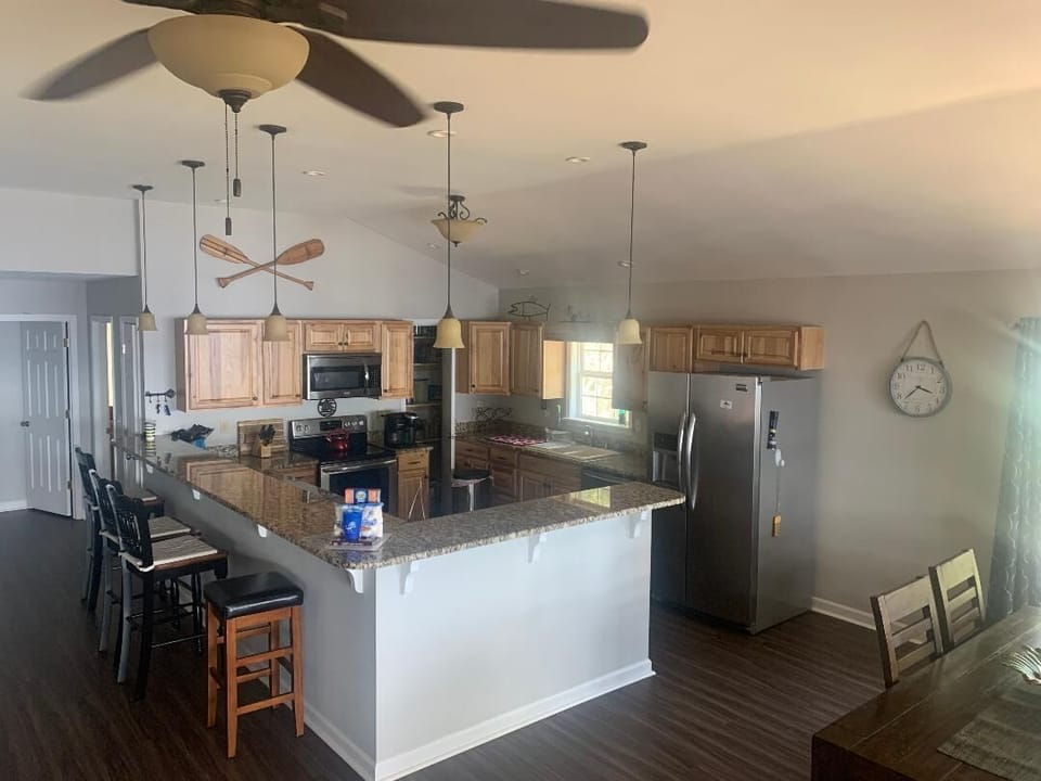 Kitchen with LVT