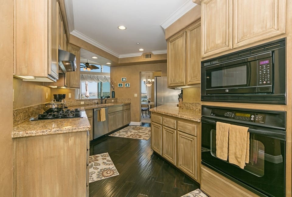 Gourmet Kitchen with a View