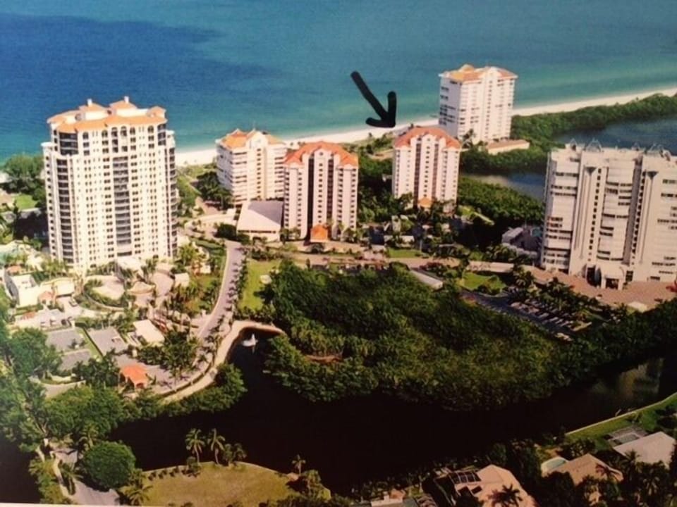 Aerial view of building