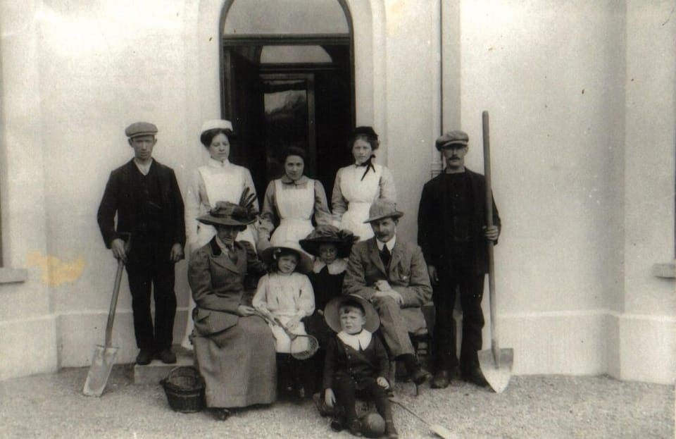 Carriglea front door circa 1910