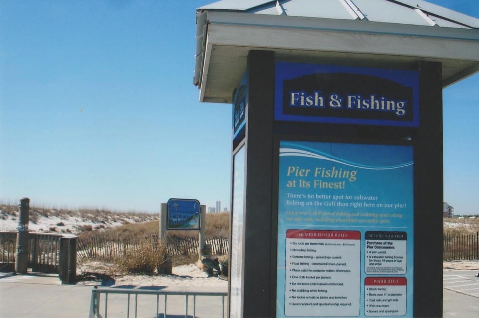 quarter of a mile fishing pier State Park