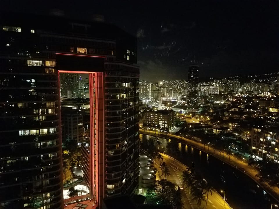 view at night