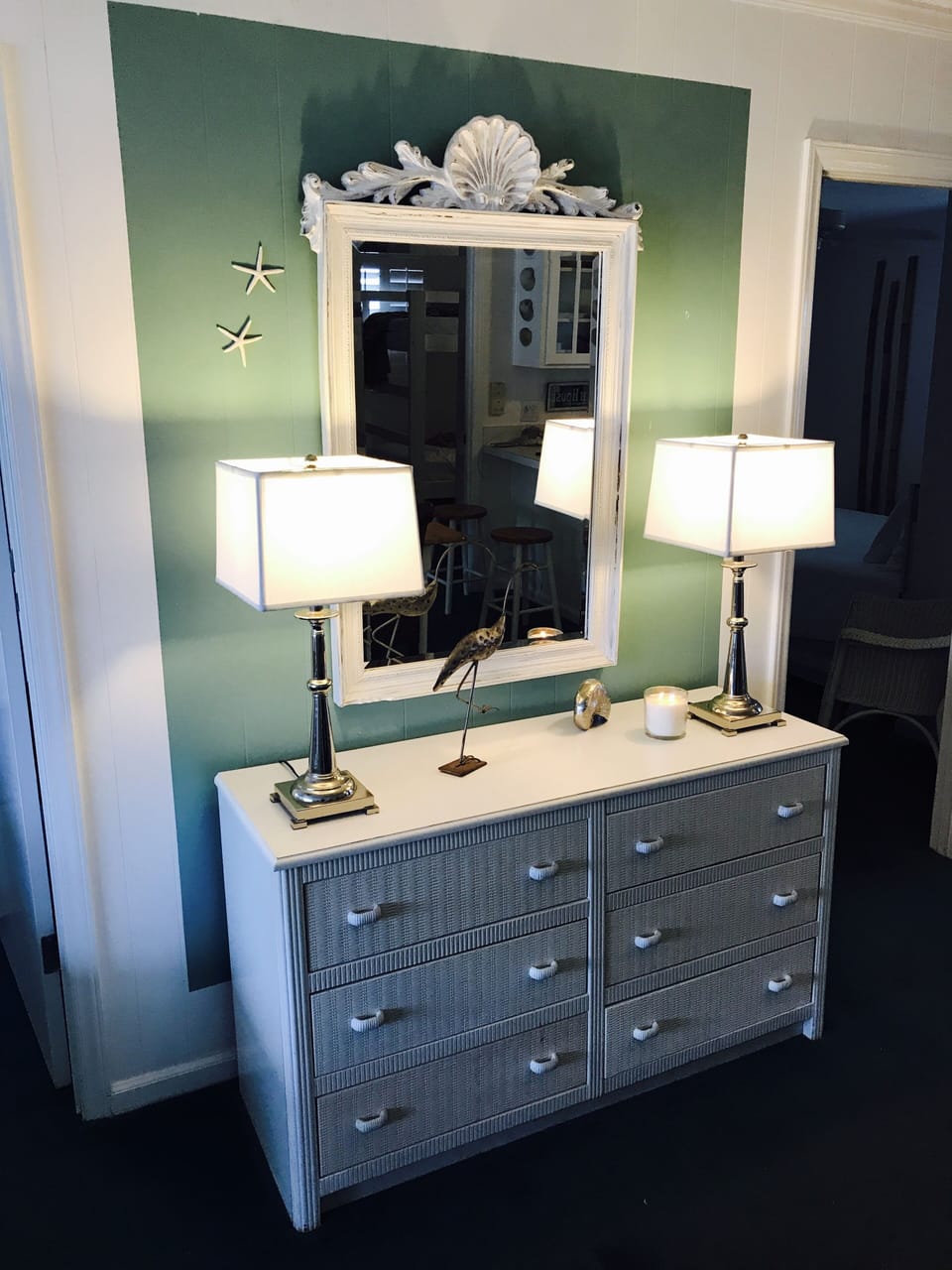 Vintage beach-comber style.