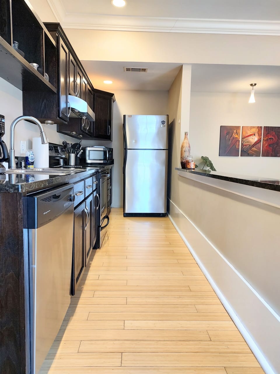 Galley Kitchen View 2 