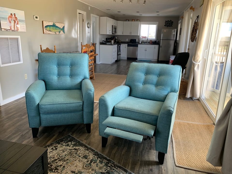 New chairs in 2020 that recline for afternoon napping.
