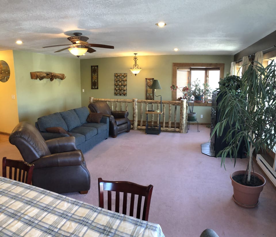 Spacious. Lots of natural light