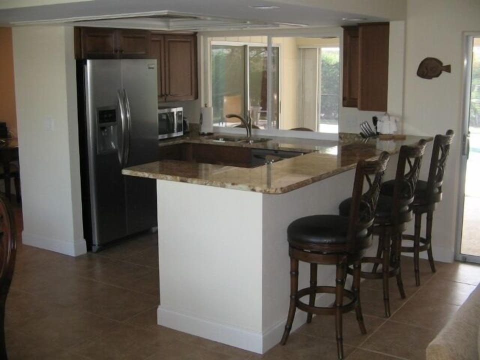 New kitchen open to living and dining room