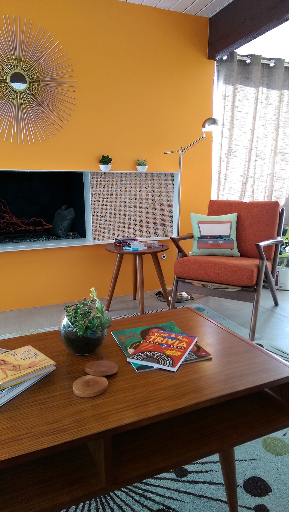 Fireplace Reading Chair.