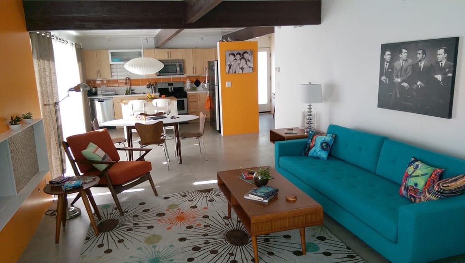 Livingroom Toward Dining Table and Kitchen.