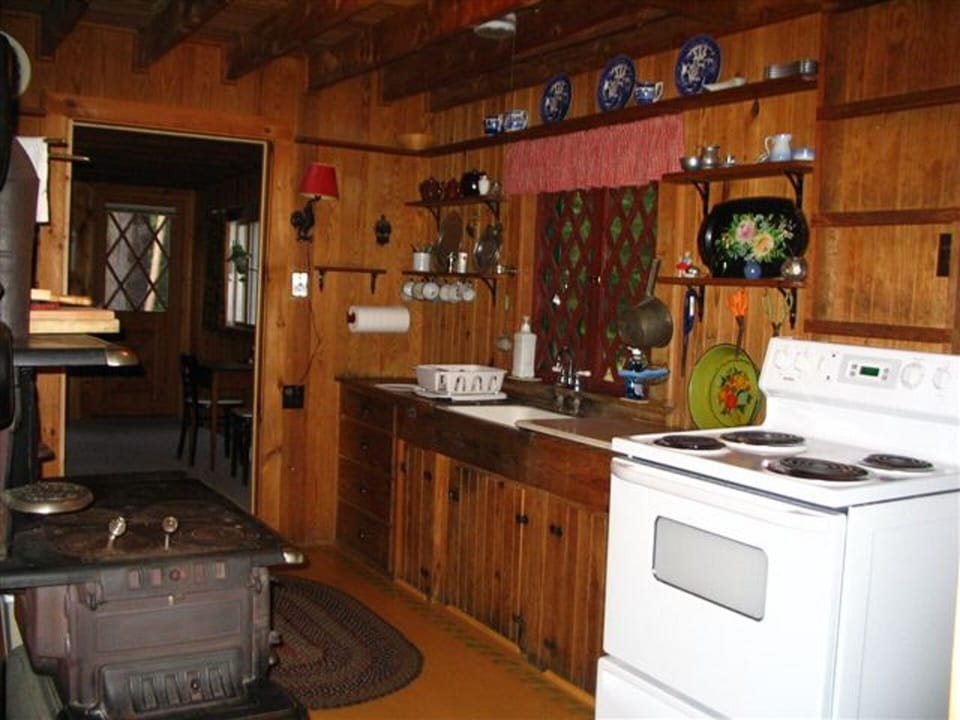 A well stocked kitchen.
