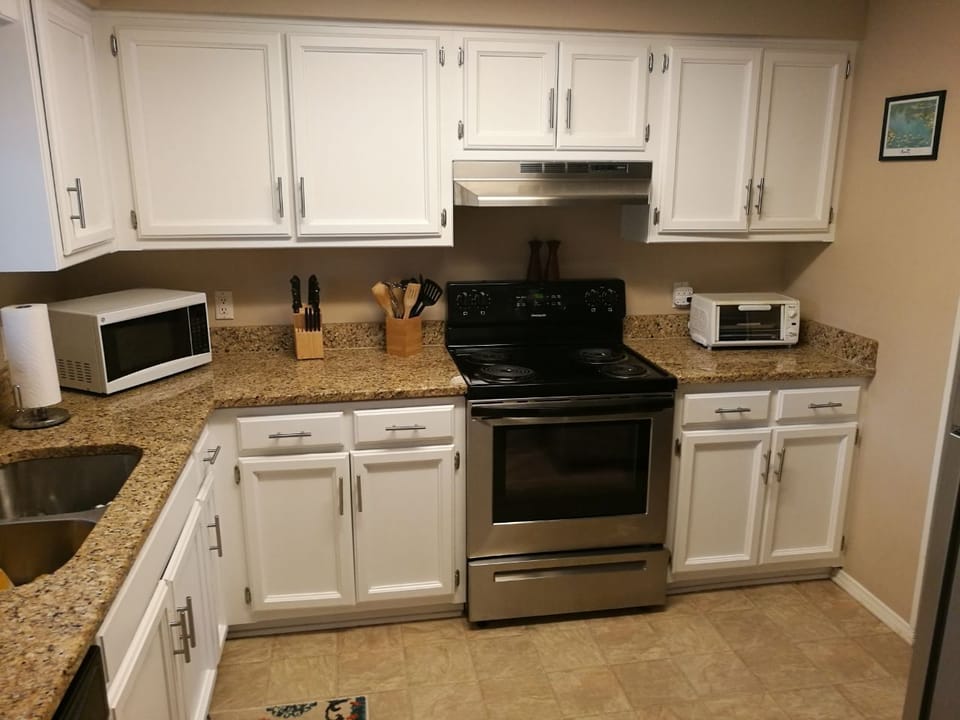 fully appointed kitchen