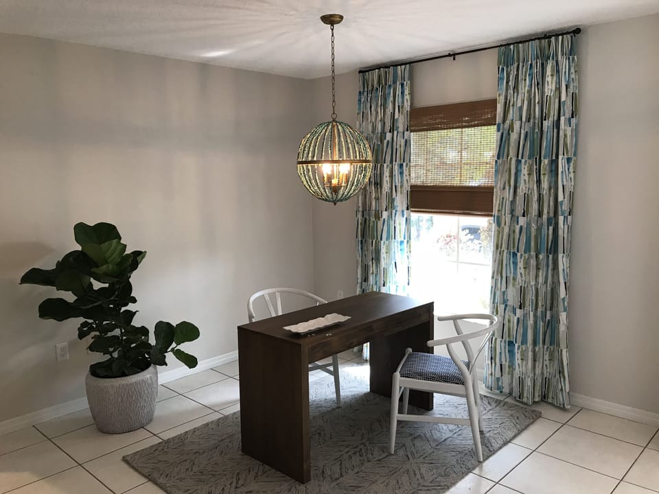 A work area - only when you have to